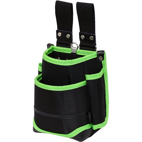 [停产] Kh Takeru Soul两层腰包，免费皮带螺纹黑色/绿色 TKJ02K-G