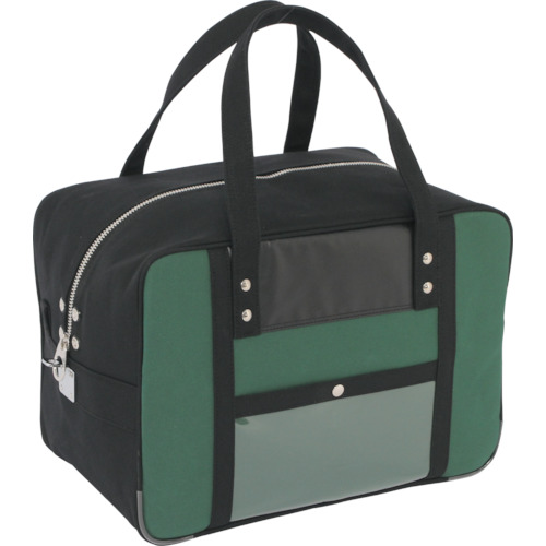 Sananei Boston M宽景点，用于帆布邮件，马蹄锁金属配件，苔藓绿色 BTMDE-U-07