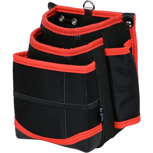 Kh Takeru Soul 3层腰包黑色/红色 TK03K-R