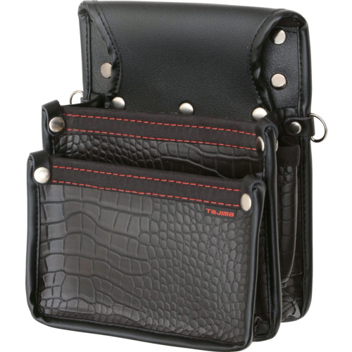 Tajima Sef双子腰包鳄鱼指甲袋2层小 SFKBG-KG2S2H