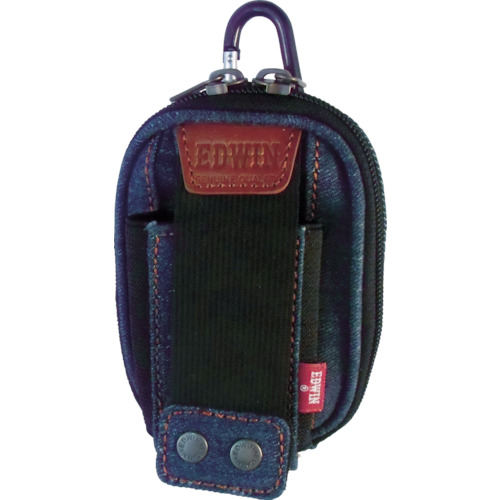 [有限的库存]埃德温腰包移动盒2口袋蓝色100 x 60 x 130毫米 EDW-F103