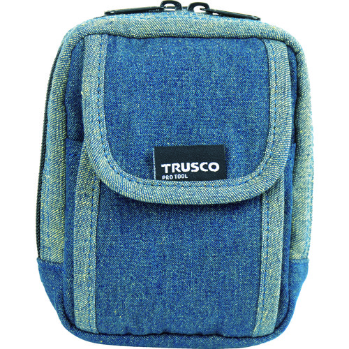[有限的股票] Trusco [售罄并停产]牛仔布手机盒2口袋蓝色 TDC-H101