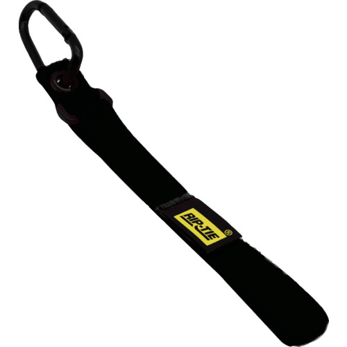 撕裂带有孔雀的RIP-tie携带胶带支架19mm x 406mm 1件黑色 CT-A-BK