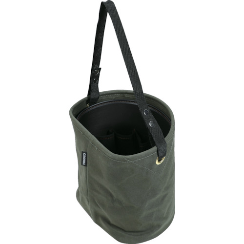 Trusco D型电工桶W263XD220XH250橄榄色单调颜色 TADBD25-OD