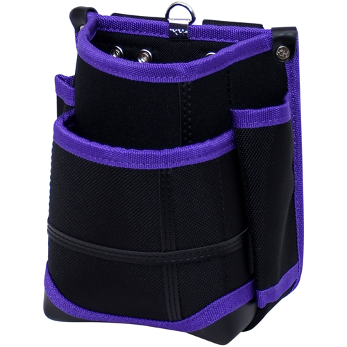 Kh Takeru Soul 2层腰包黑色/紫色 TK02K-P