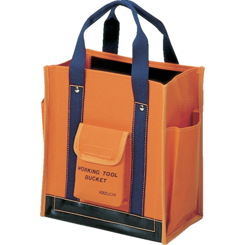Kozuchi No. 6（橙色）防水画布工作工具袋小 TS-12BOR