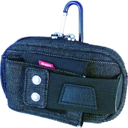 [有限的股票]埃德温智能手机案例水平黑色 EDW-F206