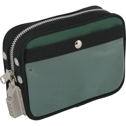 带有SED-1 Lock Moss Green的Sananei Canvas Mail Pouch（SS） PSS-SED-07