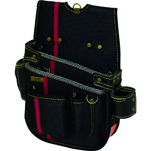 KH Evolution Nail Bag（小）黑色/猩红色左使用 HSA13K