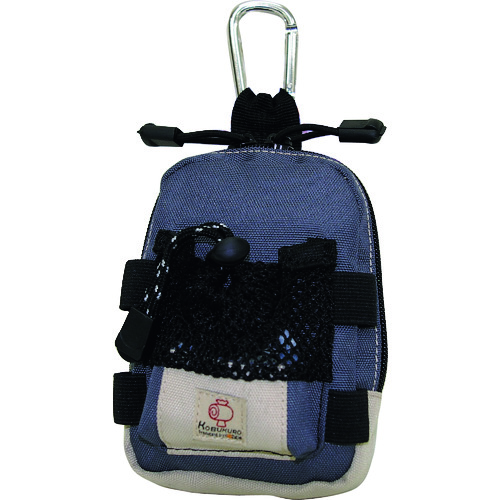 Kozuchi Kobukuro No。 2。小物品支架，灰色（带拉链） KR-02GR