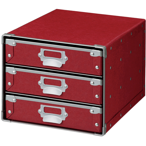 [中断] Nakabayashi桌面案例垂直3层红色 FBD-NA43R