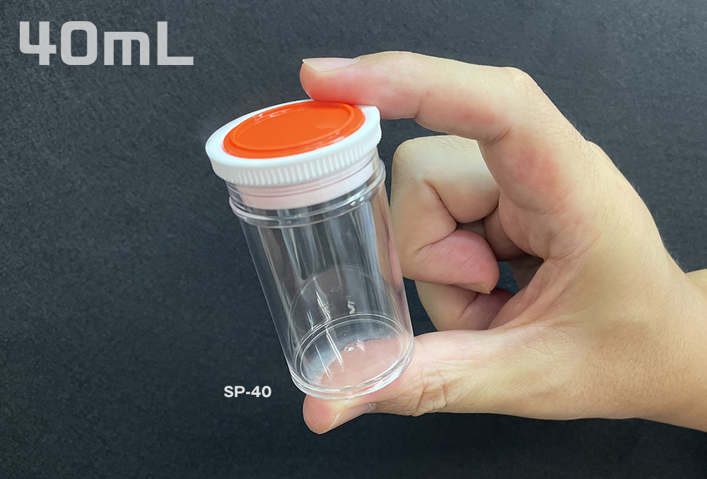 聚苯乙烯泡沫塑料酒吧瓶，透明40毫升