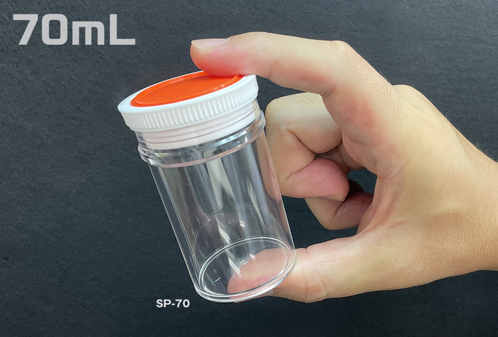 聚苯乙烯泡沫塑料酒吧瓶，透明70毫升