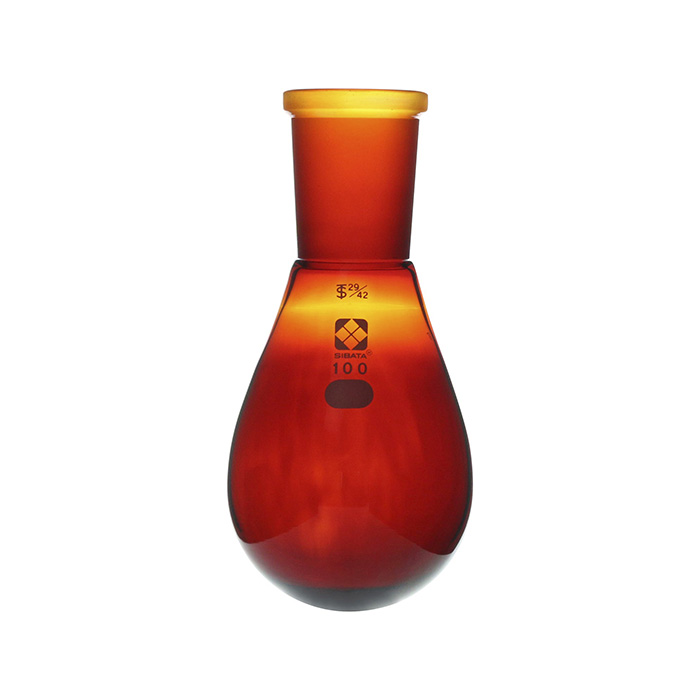 普通的滑动蛋瓶棕色100ml 29/42 005270-29100