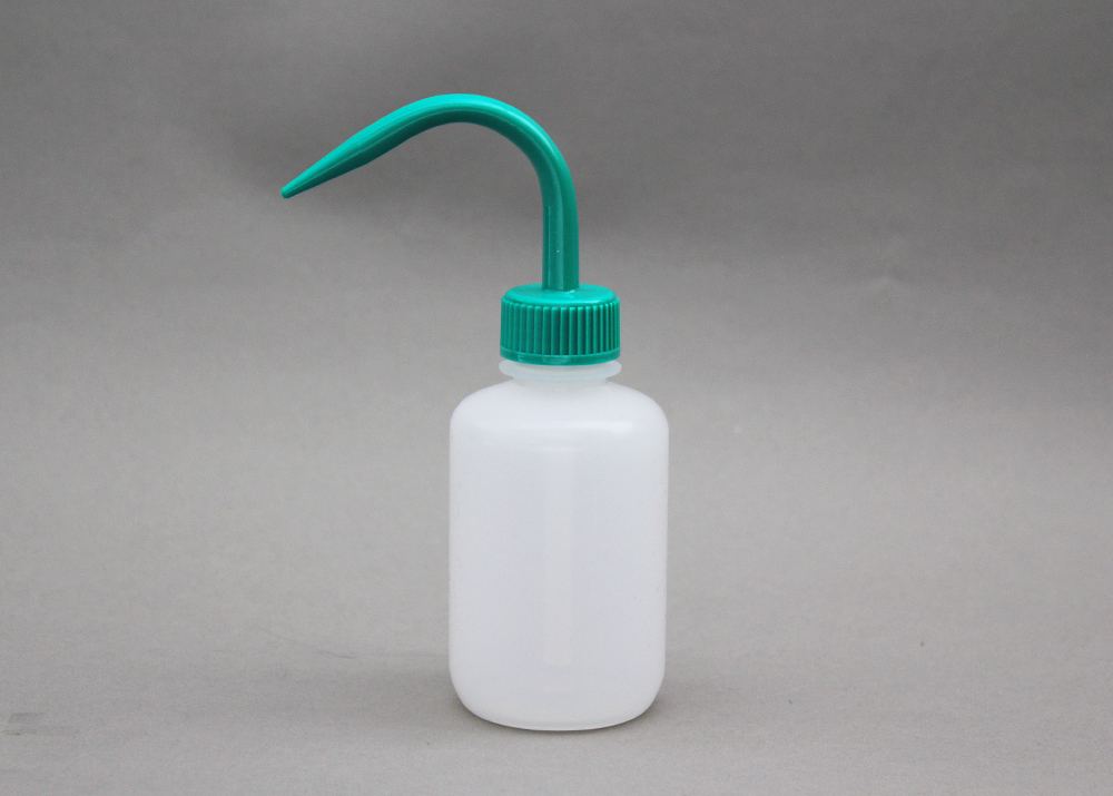 细口洗瓶（LDPE）盖子（PP）125ml绿色