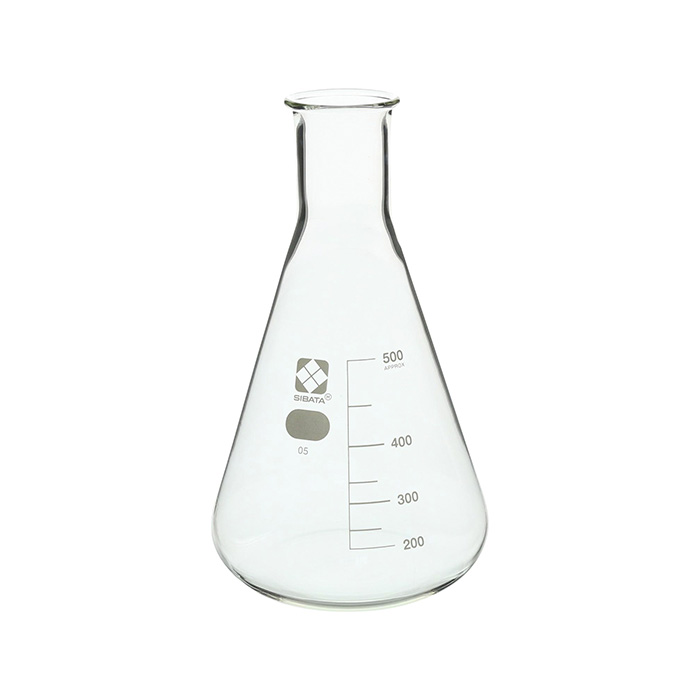 带导量表的Erlenmeyer烧瓶500ml数量：10件010530-500A
