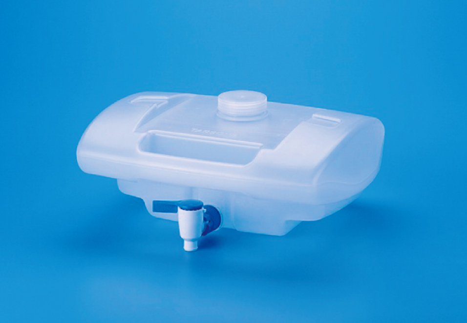 水平罐停止公鸡（PP）盖子（PP）8L