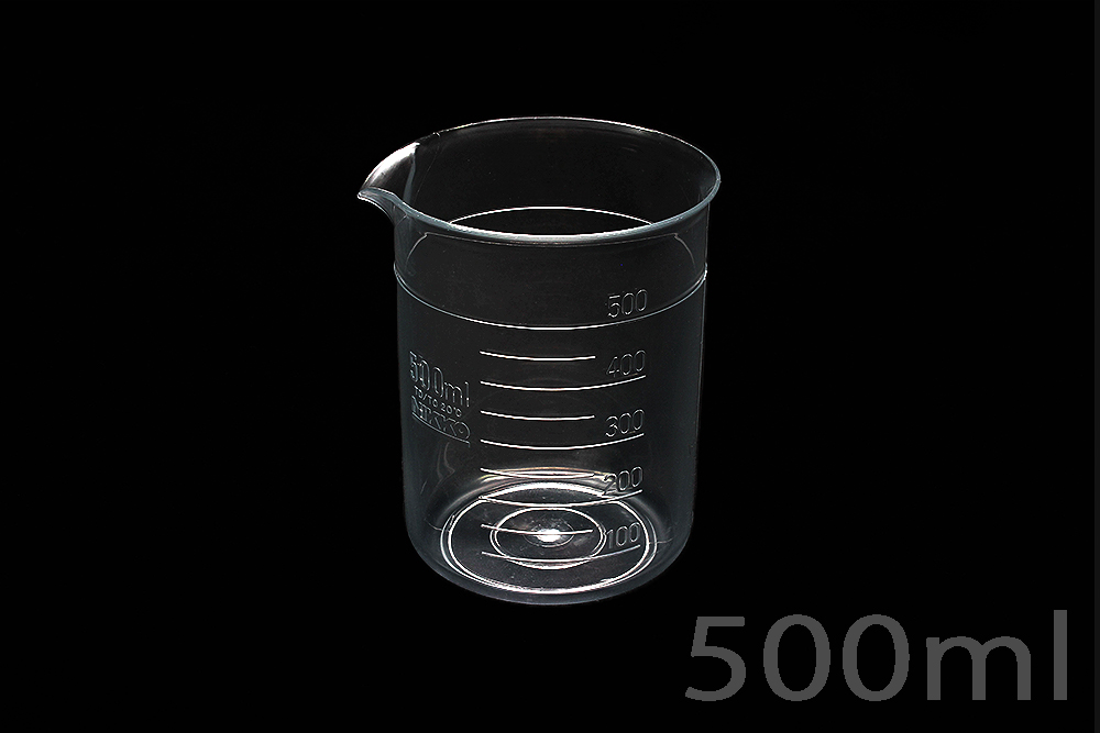 TPX烧杯500ml无尺度的手