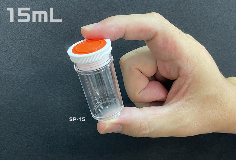 泡沫聚苯乙烯吧瓶，透明15毫升