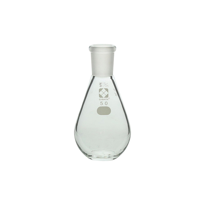 普通滑动平坦的茄子瓶50ml 15/25 005400-1550