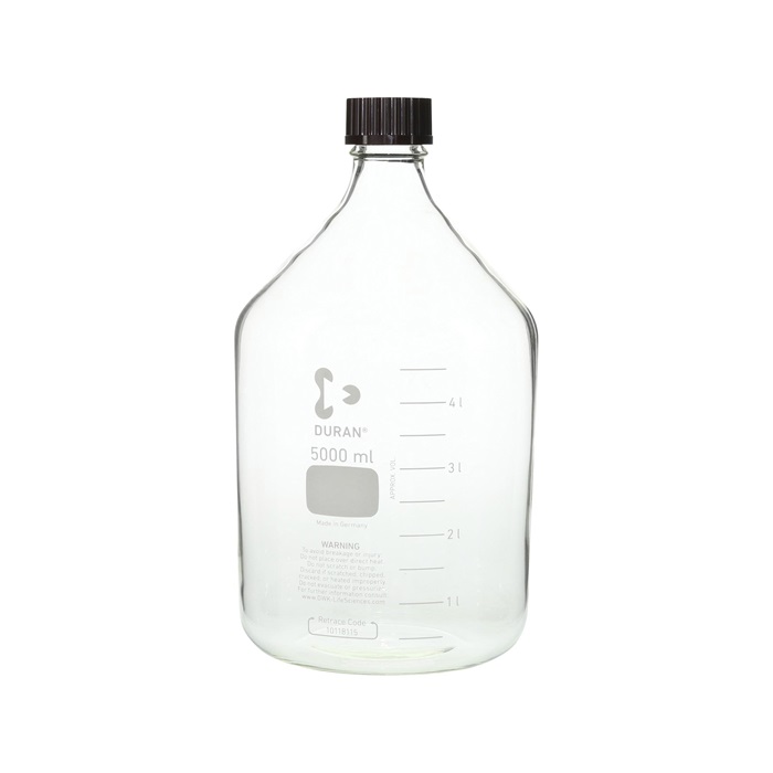 耐热拧出瓶（中型瓶）杜兰（R）带红色帽5000ml