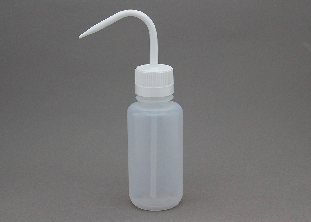 宽口洗瓶（LDPE）盖（PP）250毫升白色