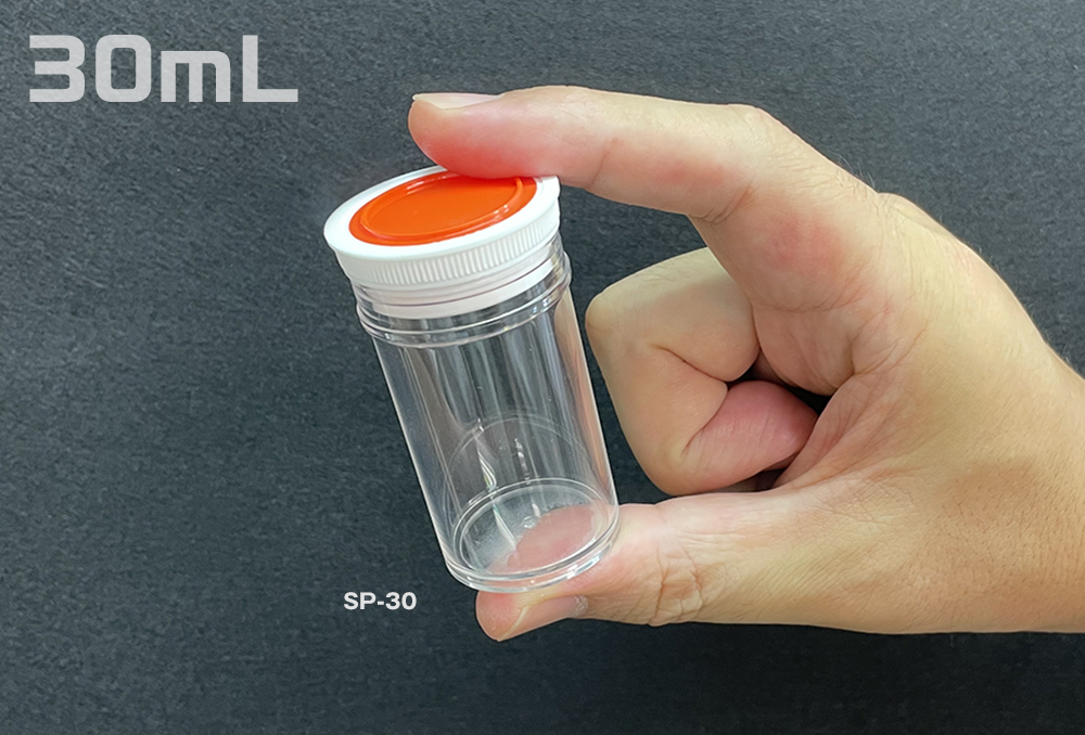 泡沫聚苯乙烯吧瓶，透明30毫升