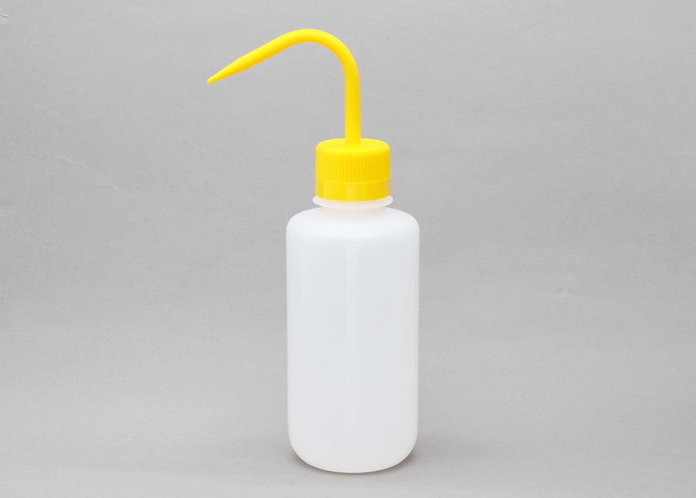 细口洗净瓶（LDPE） 盖（PP） 500ml 黄