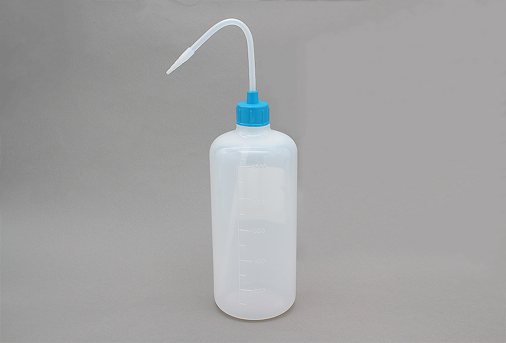 NT洗瓶彩色帽1000ml浅蓝色＃7