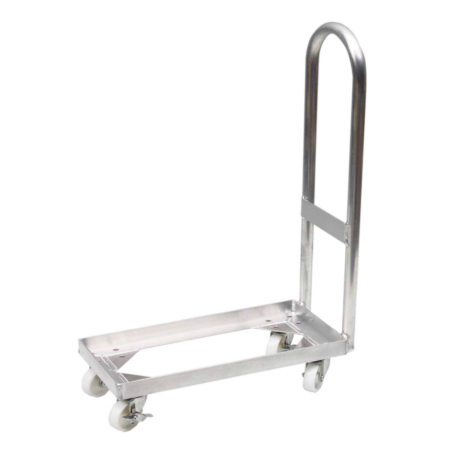 アルミ制一斗缶台车Ｈ型2缶用 A62-222