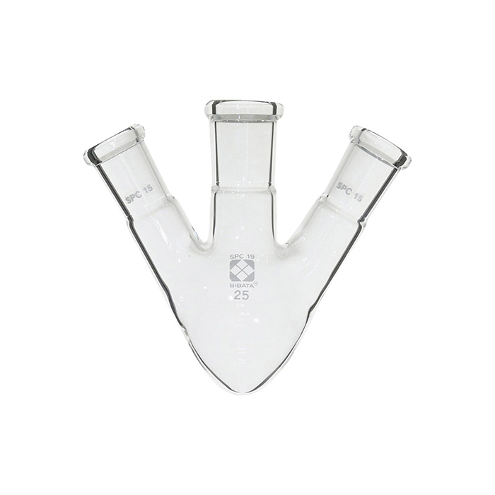 SPC三口梨形フラスコ 25mL  030160-31525
