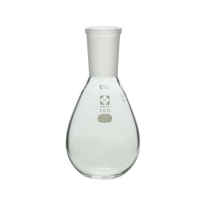 普通滑动平坦的茄子烧瓶100ml 24/40 005400-24100