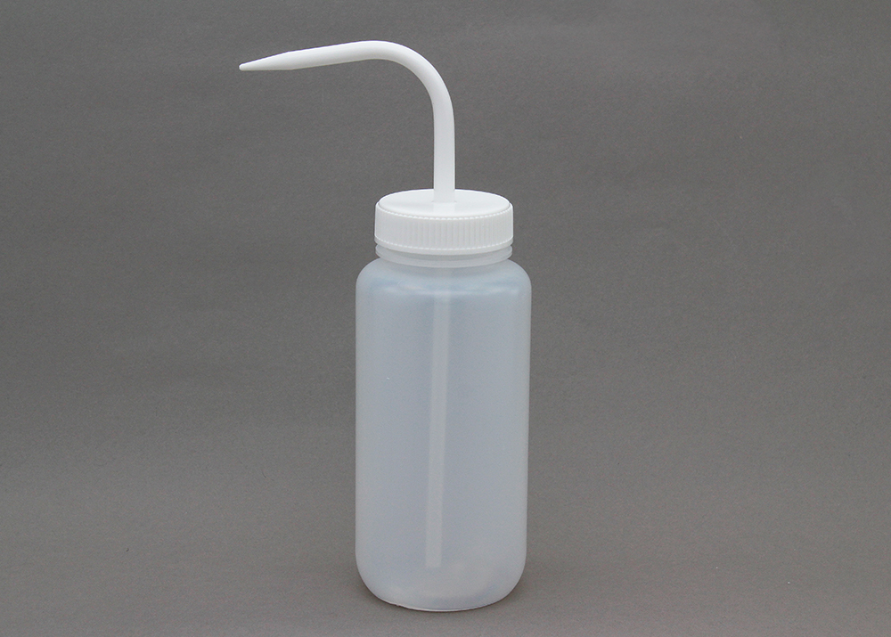 宽口洗瓶（LDPE）盖子（PP）500ml白色