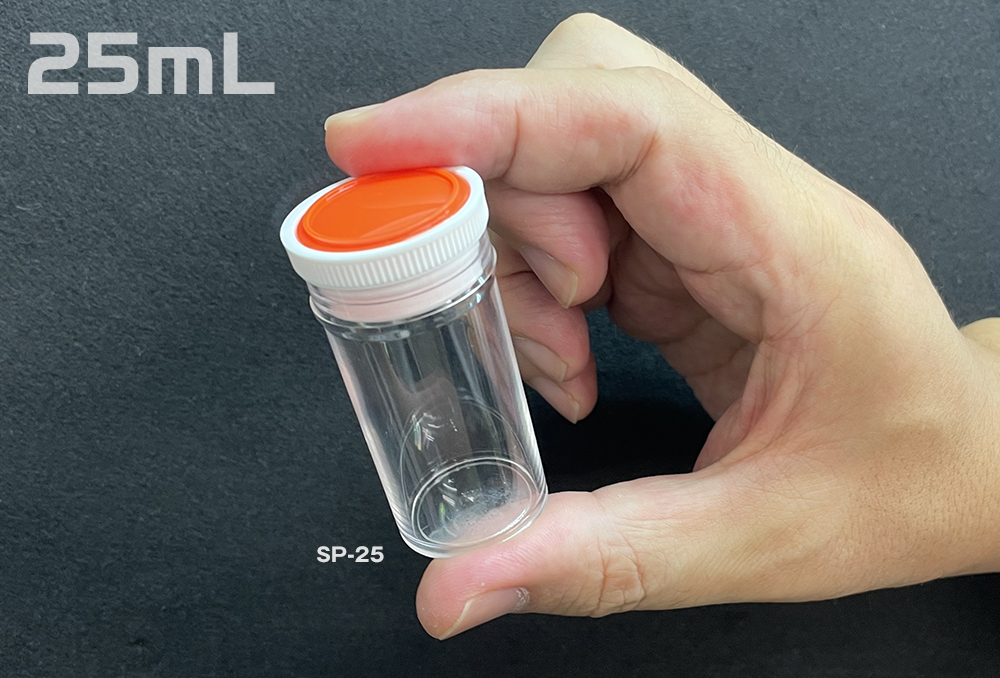 聚苯乙烯泡沫塑料酒吧瓶，透明25毫升