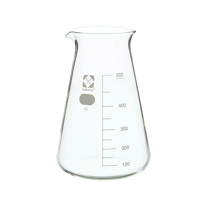 带导量表的圆锥形烧杯500毫升数量：10件010050-500A