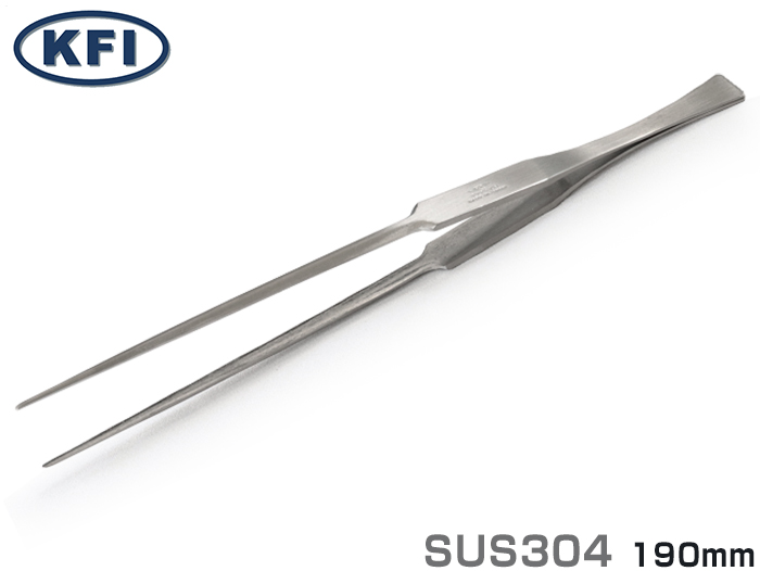 精密镊子K-18用于技术190mm不锈钢（180001）