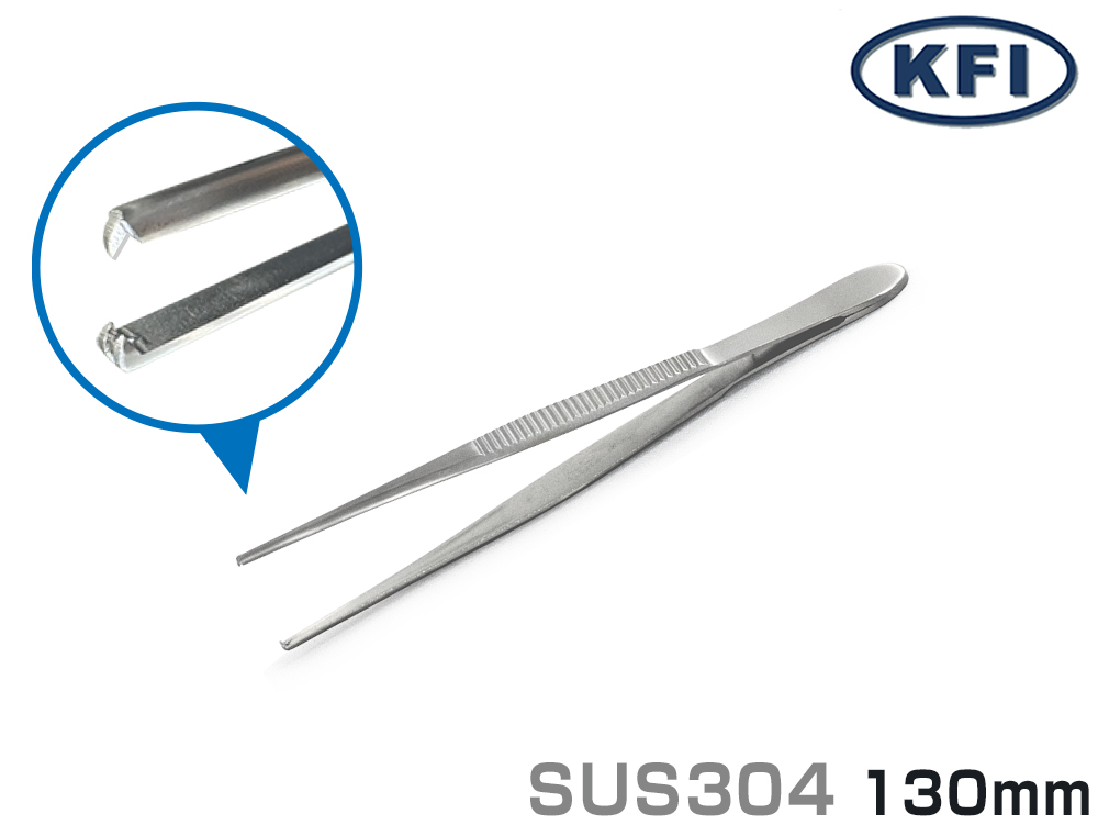 精密镊子K-17不锈钢W13B-130mm（173221）