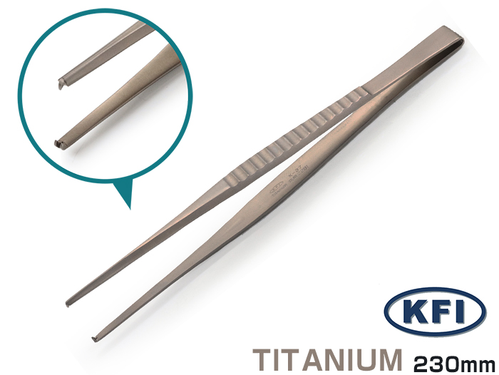 精密镊子K-37钛V23B-230mm（379123）