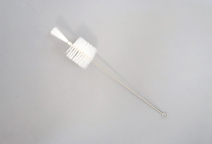 注射器洗涤刷2cc（PBT发型：蓝色）刷长50mm x直径&phi;12mmx总长度190mm（10件）