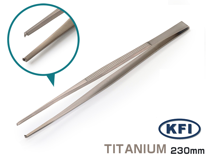 精密镊子K-17钛V23B-230mm（179123）