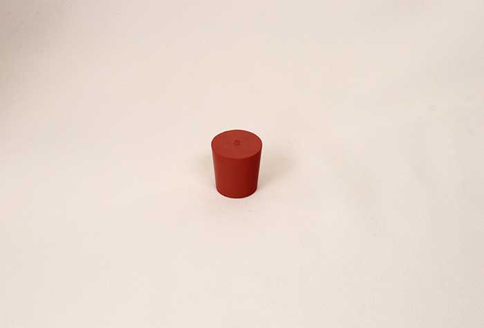 天然橡胶塞子红色编号10 32mm x 27.5mm x 31Hmm