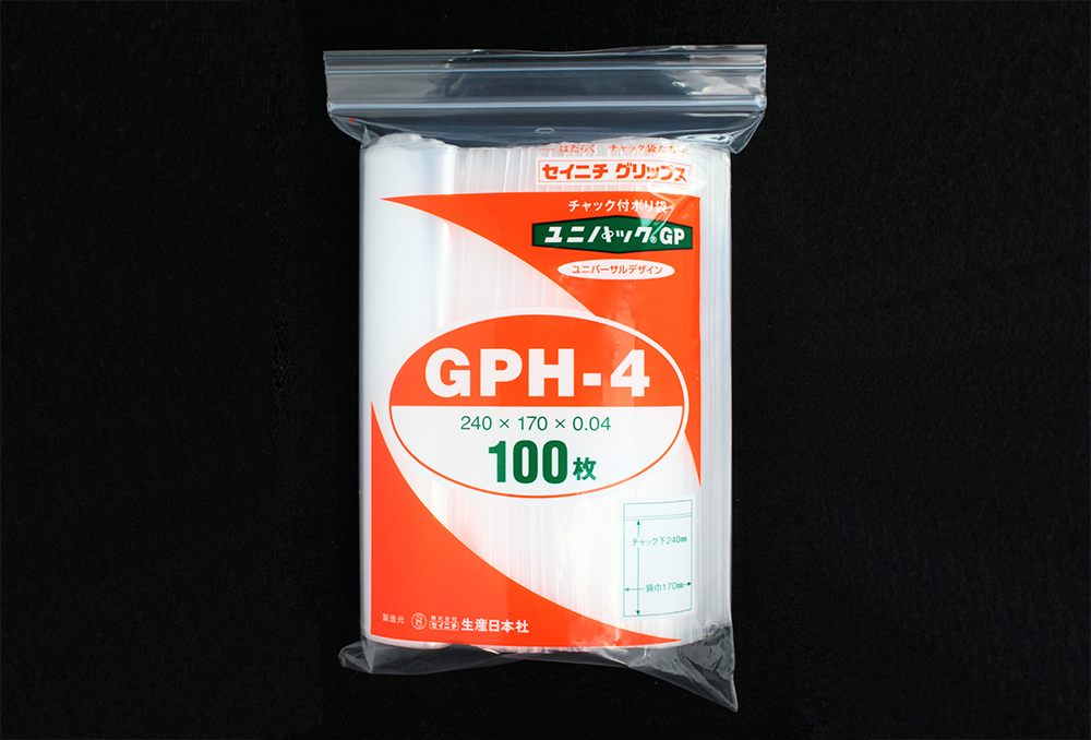 Unipack GP GP GPH-4 240 x 170毫米x 0.04毫米厚（100张）