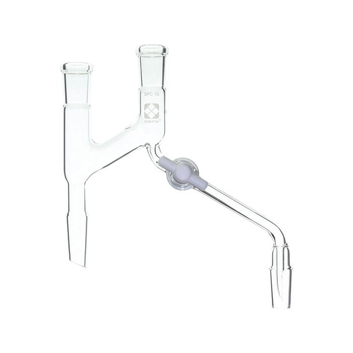 SPC分留头 流下流量调节コック付 SPC-15-15-15-15  038250-1515