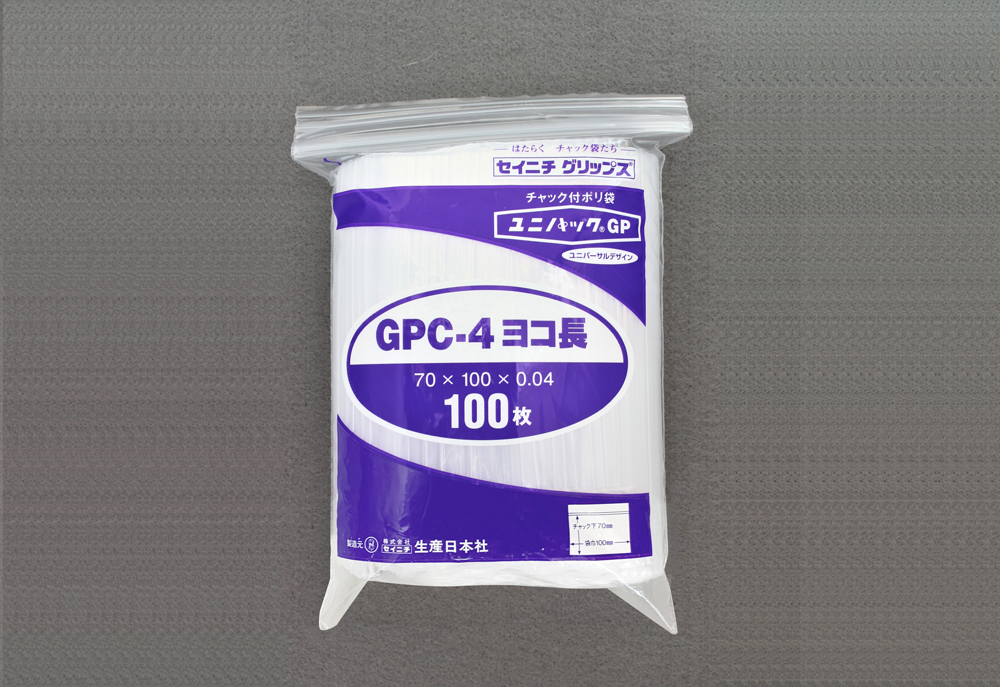 Unipack GP C-4水平长度70 x 100 x 0.04mm厚（包括100张床单）