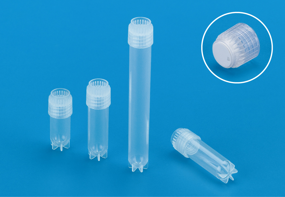 Tarson的冰冻瓶外部扭转灭菌PP 4.5ml灭菌