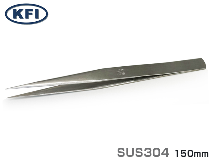 精密镊子K-20 RR 150mm不锈钢（200001）