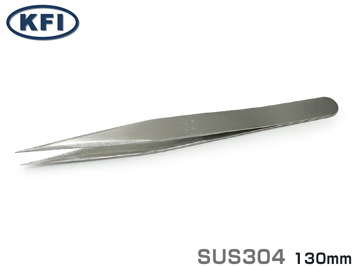 精密镊子K-4 mm 130mm不锈钢（040001）