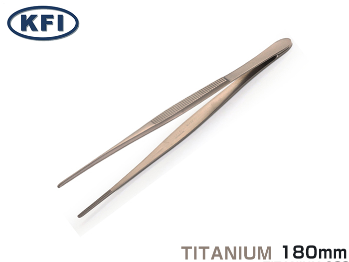 精密镊子K-17钛W18A-180mm（178213）