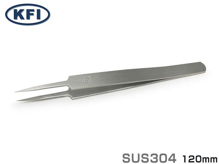 精密镊子K-23＃3 120mm不锈钢（230001）