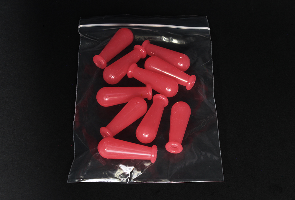 有机硅有色 头1ml红色（10件）